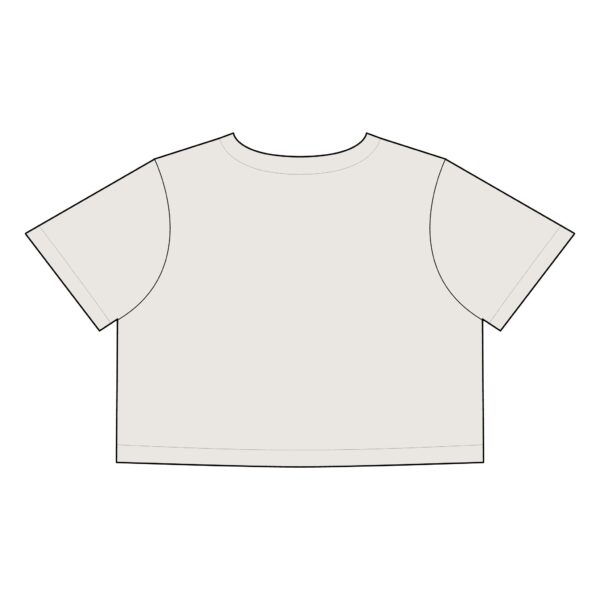 Crop Tee: World Best Cat Mom - Image 5