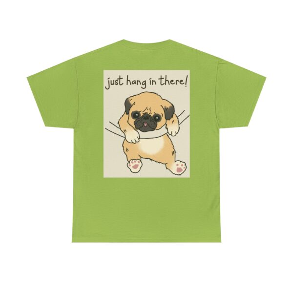 Funny Pug 'Just Hang In There' Tee - Image 8