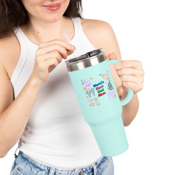 Cat Mom Insulated Travel Mug